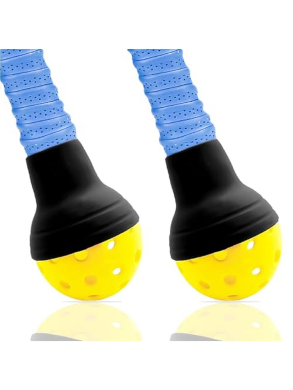 2PCS Pickleball Ball Retriever Silicone Suction Cup Picker Fits Most Paddles